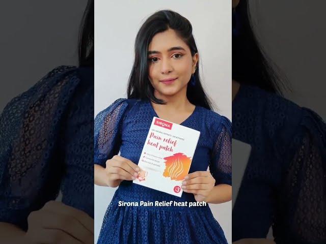 Use Sirona Heat Pain Relief Patches for instant relief from period cramps | Sirona Hygiene