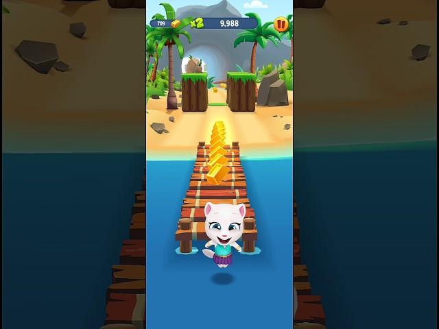 Talking Tom Gold Run - All Characters Reversed Mode Game Video Funny Falls And Fails Moments #shorts