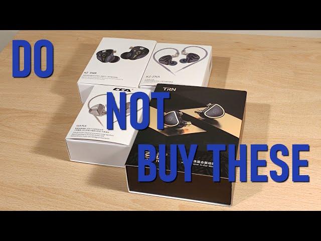 Don't Buy These IEMS