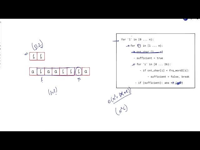 3297. Count Substrings That Can Be Rearranged to Contain a String I | Weekly Leetcode 416