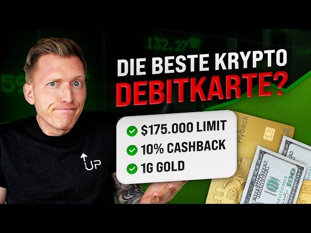 175.000$ LIMIT und 10% CASHBACK mit dieser KRYPTO-Kreditkarte! Flyback Gold Card!