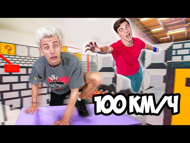 I Challenged the FASTEST Man in the world in a Parkour Tag Game !