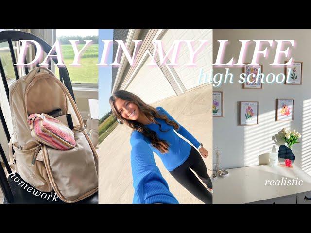 REALISTIC DAY IN MY LIFE | senior in high school