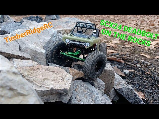 SCX24 Deadbolt Comp Build is on the Rocks.