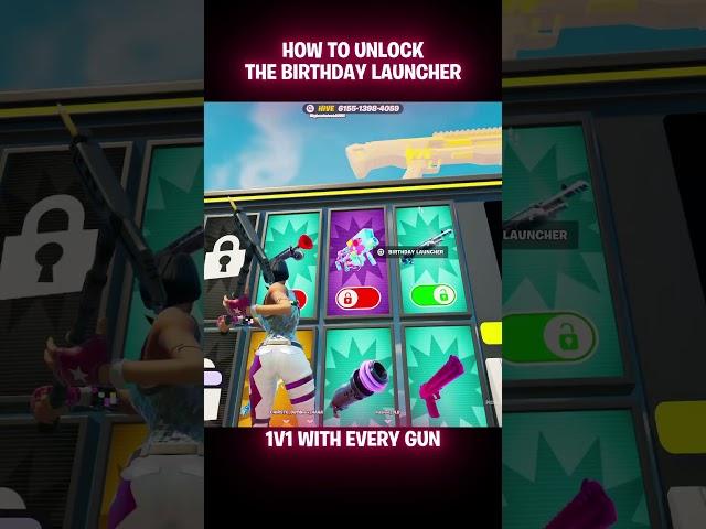 HOW TO UNLOCK NEW SECRET IN 1V1 WITH EVERY GUN!!!
