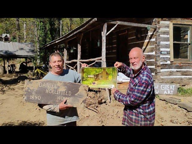 How Great Thou Art.. 200 YEAR OLD CABIN SAVED... Hurricane Helene Aftermath