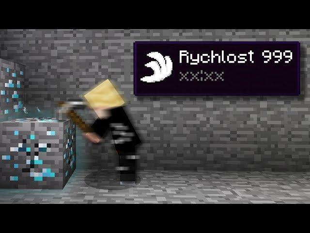 Minecraft Survival, ale hýbeme sa RÝCHLOSŤOU SVETLA