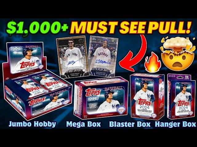 *MUST SEE PULLS! 2024 TOPPS SERIES 2 BASEBALL RETAIL VS HOBBY JUMBO BOX!️