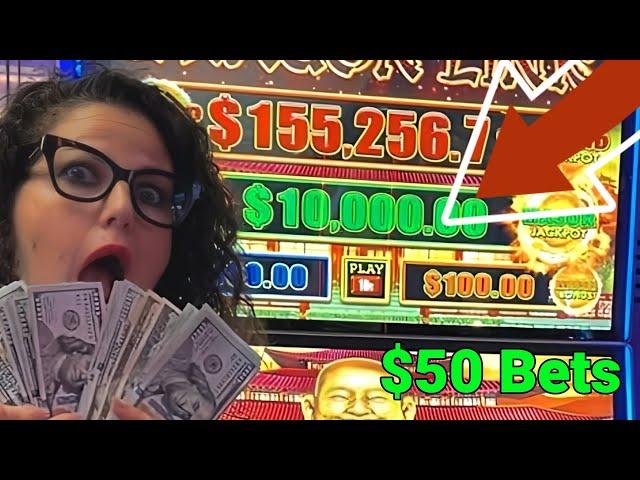 CRAZY Jackpots on this High Limit slot machine #slots #casino #gambling