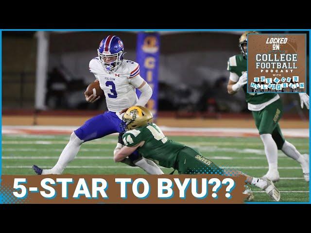 HUGE UPDATE: 5-star QB Ryder Lyons PICKING soon, BYU Cougars would be bigger than USC or Oregon
