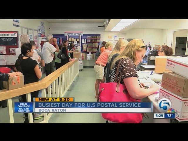 Busiest day for U.S. postal service