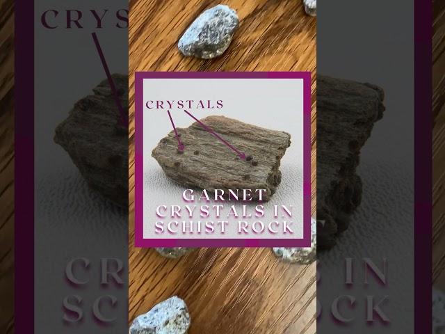 Identifying Garnet Mineral Crystals -  Mini Me Geology #crystals #mineralogy #identifyrocks #gems