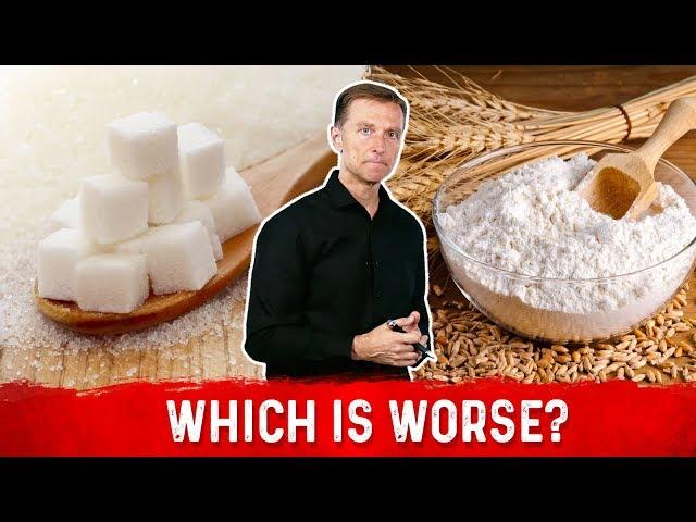 What's Worse: White Sugar vs White Flour? – Dr.Berg