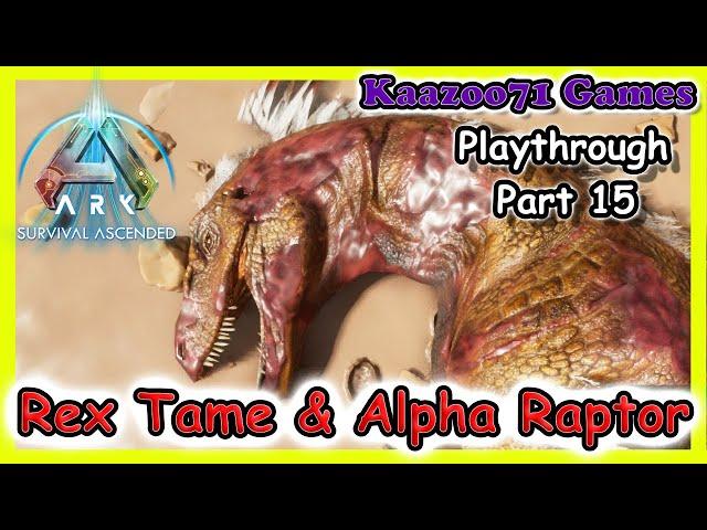 Rex Tame Ark Survival Ascended-  - EP 15