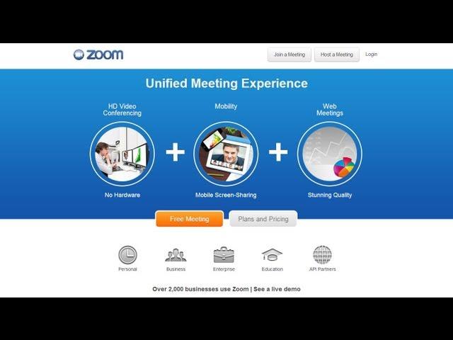 The Zoom Unified Meeting Experience by Mike Downes Zoom.us