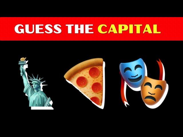 Guess The City by Emoji | Emoji Puzzle Quiz  | QuickQs