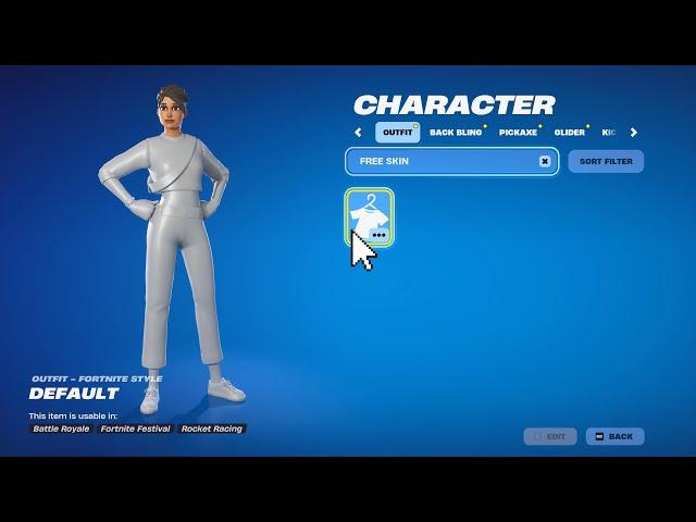 fortnite free skin glitch