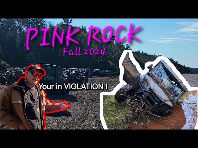 506SXS & ATV - I UPSET my SXS on the Fall Pink Rock Run