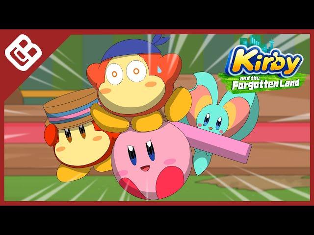 Kirby Tilt-and-Roll | Kirby Forgotten Land Animation