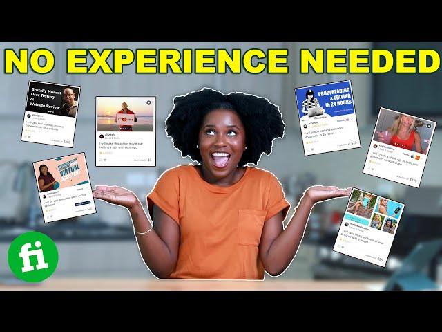 8 Easy Fiverr Gig Ideas that Require NO EXPERIENCE & NO SKILL | How to Make Money on Fiverr 2022