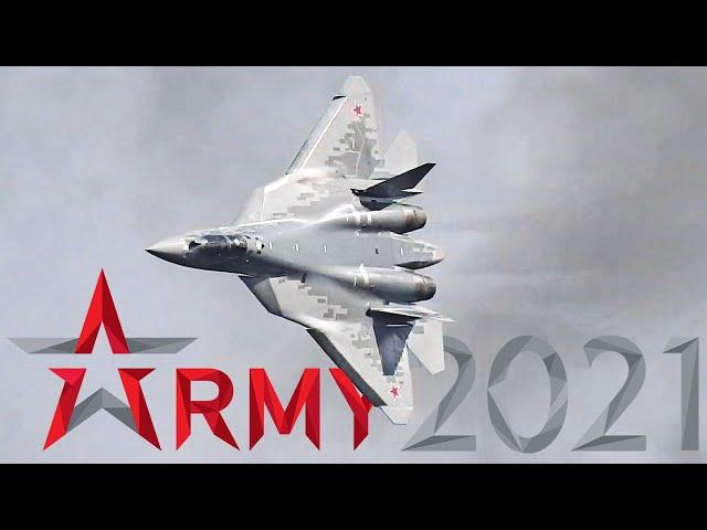 Танец Су-57 на форуме "Армия-2021"  Dance Su-57 at the "Army-2021"