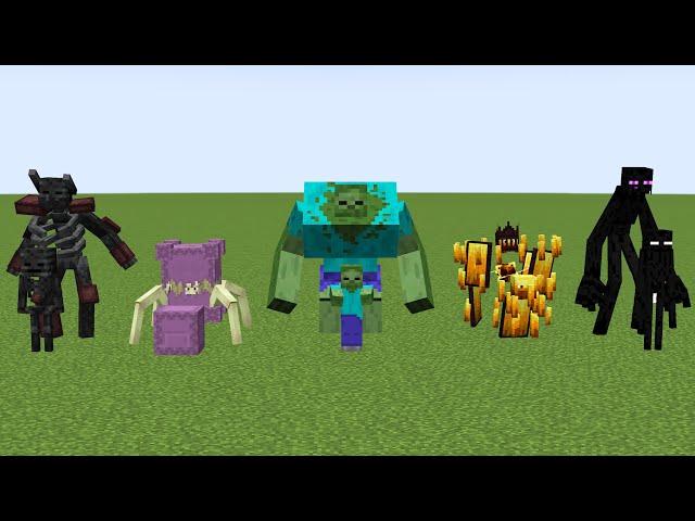 minecraft mob and their mutant version