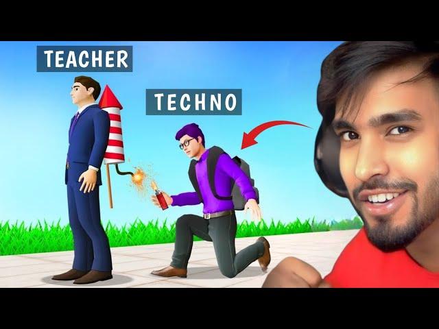 I Trolled My Teacher In School | TECHNO GAMERZ