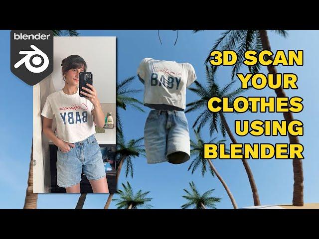 3D Scan your clothes FREE