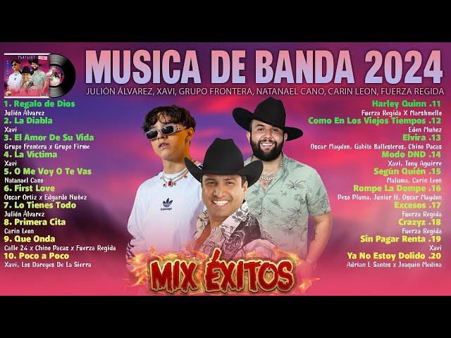 Carin Leon, Julion Alvarez, Xavi, Grupo Frontera ~ Musica de Banda 2024 ~ Mix Banda Romantica Exitos