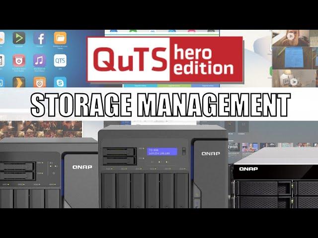 QNAP QuTS Hero ZFS Storage Manager Overview