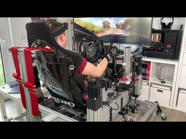 INSANE SIM RACING MOTION SIMUALTOR   DIRT Rally 2.0 on the LIMIT