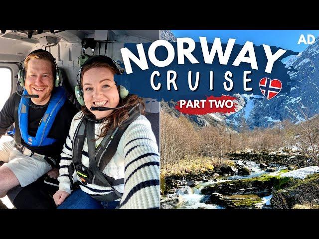 NORWAY CRUISE!  PART TWO • stavanger, olden & ålesund • helicopter & glacier hike  P&O Cruises AD