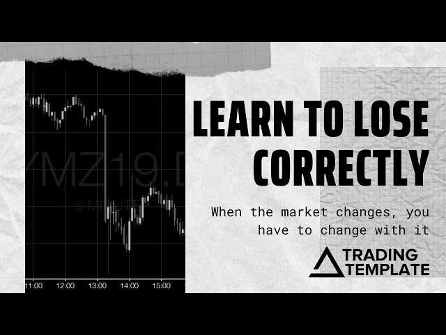 You've got to learn how to LOSE, CORRECTLY!