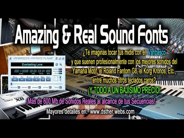 Amazing & Real Sound Fonts Tutorial Vanbasco