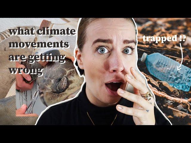 what climate movements miss about polluting // "trapped" water is plastic straws all over again