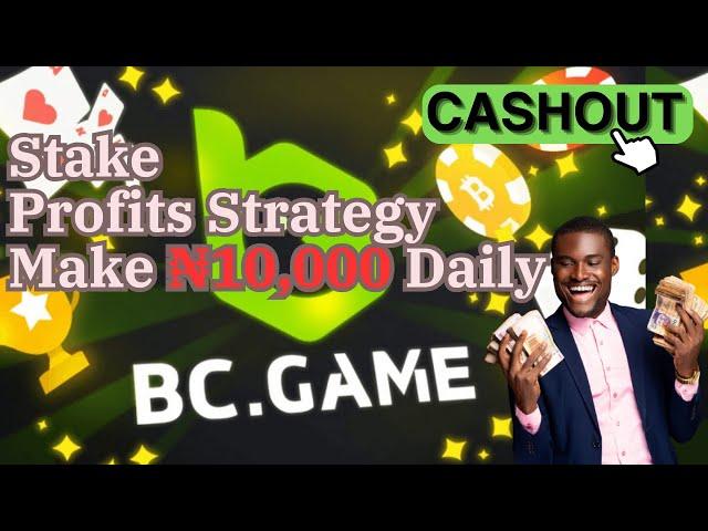Best Stake Mines Strategy to Profit on BC Game | Make 10,000 Naira daily