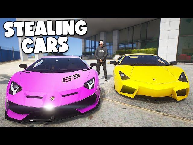 Robbing Lamborghini Dealership in GTA RP..