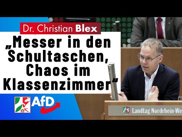 Messer in den Schultaschen, Chaos im Klassenzimmer | Dr. Christian Blex