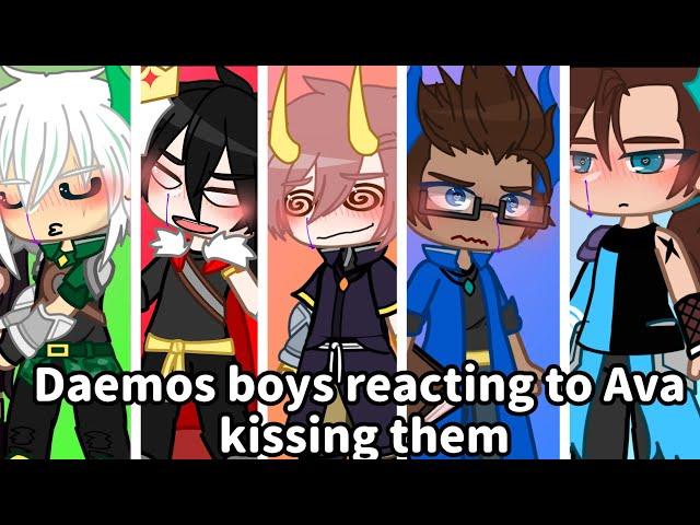 Daemos boys reacting to Ava kissing them //Early Valentines special //️ Volume Warning ️