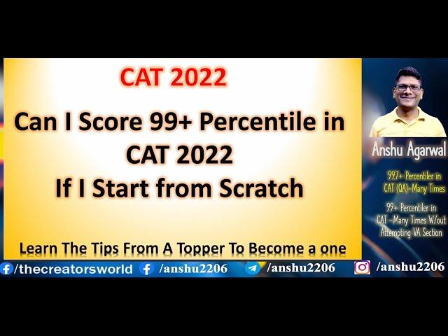CAT 2022 Preparation Strategy | Best Strategy