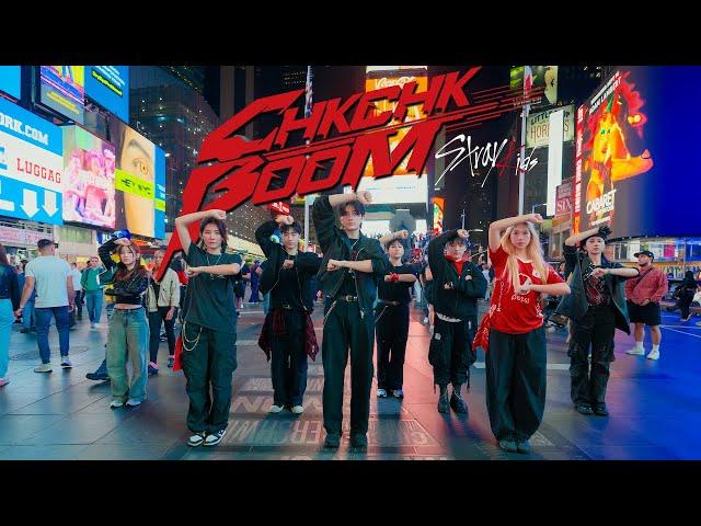 [KPOP IN PUBLIC TIMES SQUARE｜ONE TAKE] STRAY KIDS (스트레이 키즈)  ‘CHK CHK BOOM’ | DANCE COVER BY WEONE