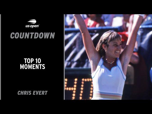 Chris Evert | Top 10 Moments | US Open