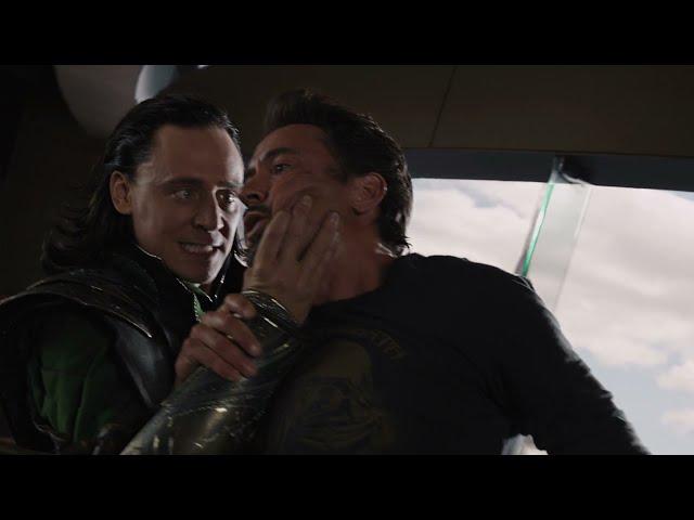 Loki Vs IronMan & Suitup Scene (Hindi) - The Avengers (2012) Movieclip In 4K