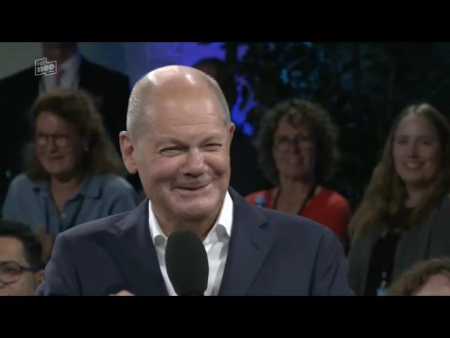 Olaf Scholz bedankt sich herzlich