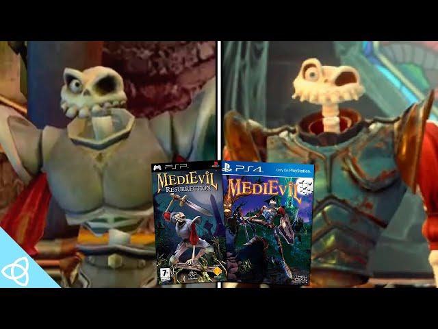 MediEvil: Resurrection (PSP Remake) vs. MediEvil (PS4 Remake) | Side by Side