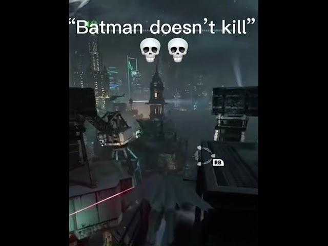 Batman doesn’t kill. #mcfarlanedcmultiverse #gamingontiktok #arkham #joker #arkhamcity #arkhamseries