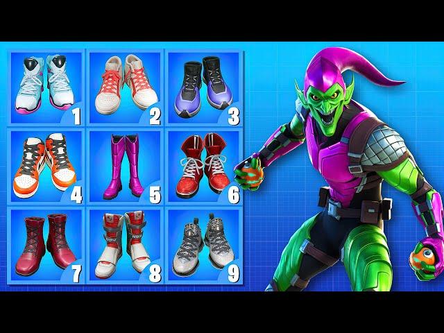 FORTNITE CHALLENGE PART #44 - GUESS THE SHOES BY THE SKIN.