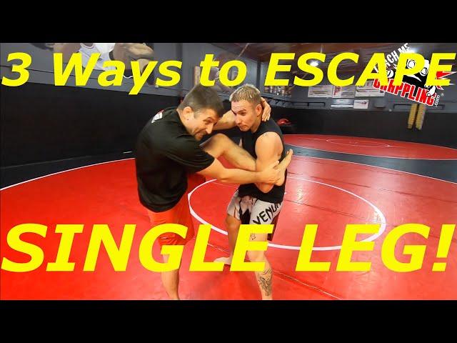 3 Ways to ESCAPE the Standing Single Leg!!