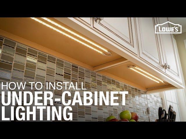 How to Install Under Cabinet Lighting