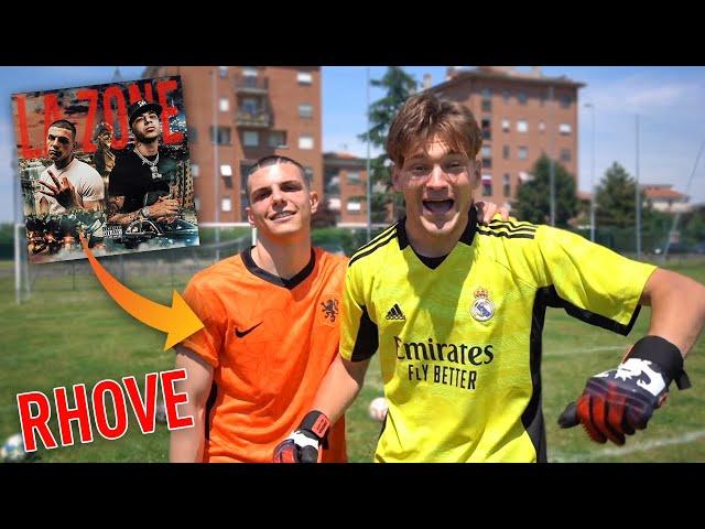  Riesco a PARARE i TIRI di RHOVE? (rapper vs portiere!)